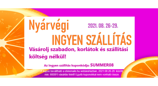 NYÁRVÉGI INGYEN SZÁLLÍTÁS