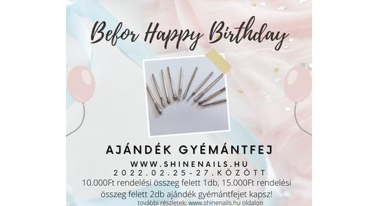 Befor Happy Birthday
