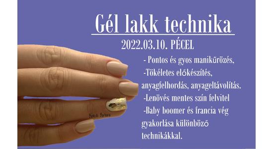 GÉL LAKK TANFOLYAM